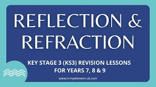 Reflection amp Refraction and Drawing Reflected Rays  Physics Revision Years 7 8 amp 9 [upl. by Iclehc]