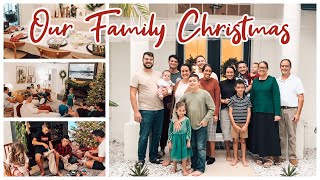 OUR FAMILY CHRISTMAS 2023  Baking  Gift Exchange  Christmas in Florida [upl. by Aihsilat]