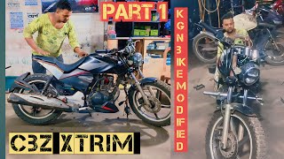 CBZ Extreme bike modification new look🔥2023 🏍️🖐️Part 1 bike kgncbz modified9775123122 [upl. by Nnodnarb15]