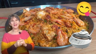 PAELLA SIMPLE ET RAPIDE A LAUTOCUISTO [upl. by Eugenio79]