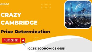 IGCSE ECONOMICS 0455  Price Determination [upl. by Eloisa]