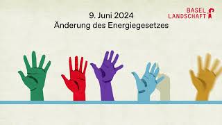 Kantonale Abstimmung über eine Änderung des Energiegesetzes  9 Juni 2024 [upl. by Urian]