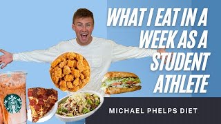 What I Eat in a Week  D1 Student Athlete  UC Berkeley Swimmer [upl. by Born]