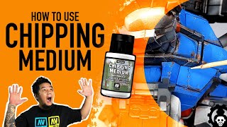 How To Use The Vallejo Chipping Medium  2021  Vallejo Mecha Colors [upl. by Harp80]