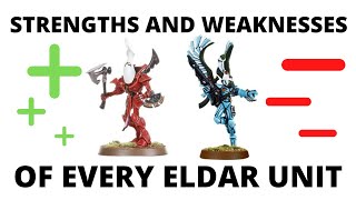 Strengths and Weaknesses of Every Craftworld Eldar Unit  Craftworlds Datasheets from Codex Aeldari [upl. by Cally]