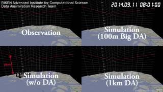 Simulating sudden torrential rains with the K computer [upl. by Adnuahsor]