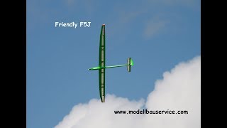 Friendly F5J  RC Segelflieger  36m  15kg [upl. by Marigolda]