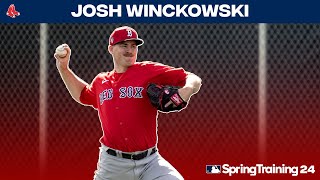 Wired Josh Winckowski Micd Up at Red Sox Spring Training [upl. by Iarised978]