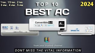 Best AC in India 2024  Best AC 15 ton 5 star in India 2024  Best AC 2024  best 1 ton ac in India [upl. by Tayler]