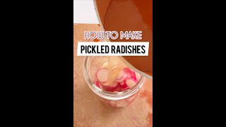 How to Make Easy Quick Pickled Radishes [upl. by Ametaf]