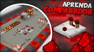 ✔ TUDO SOBRE COMPARADORES  Aprenda Redstone 03 MINECRAFT [upl. by Eilerua441]