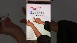 Fix your bad handwriting✨✍️ calligraphy handwriting expo tutorial tipsandtricks [upl. by Sallyanne]