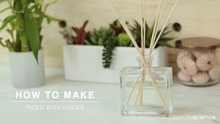 How to Make Reed Diffusers with Fragrance Oils  CandleScience Guide [upl. by Ruth]