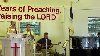 Renfros singing at Taylorsville Baptist Campmeeting 2024 [upl. by Komsa]