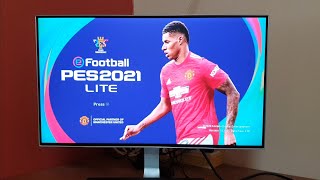 PES 2021 Lite Gameplay PS4 Slim 1080P Monitor [upl. by Anigar639]