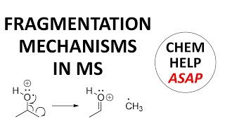 common fragmentation mechanisms in mass spectrometry [upl. by Knute]