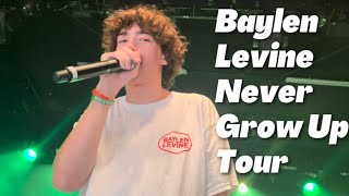 Baylen Levine Never Grow Up Tour [upl. by Skill]