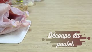 Comment découper un poulet cru technique [upl. by Ordnasil]