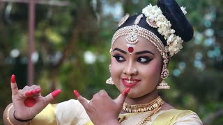 Mohiniyattam 1st position kilimanoor subdistrict AlekhaSpaceForArt [upl. by Aleira]