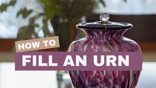 How to Fill An Urn  by Stardust Memorials [upl. by Notac99]