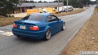 LOUD E46 M3 with Supersprint Catless Headers and Race Muffler [upl. by Lindsy]