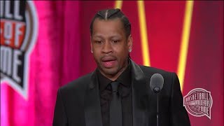 Allen Iversons 2016 Hall of Fame Induction Speech [upl. by Athalie]