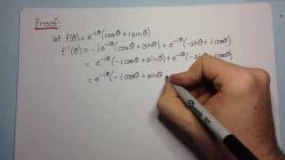 Eulers Formula  Proof WITHOUT Taylor Series [upl. by Nora179]