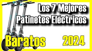 🛴🔥 7 MEJORES Patinetes Eléctricos BARATOS Amazon 2024✅CalidadPrecio Scooters Buenos y Potentes [upl. by Bartlet57]