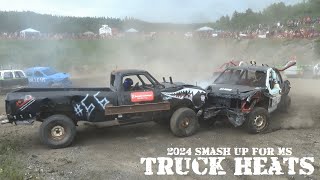 2024 Demolition Derby  Smash Up For MS  Truck Heats [upl. by Melody896]