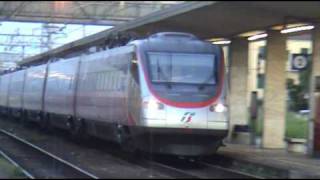 La piega del Frecciargento  Pendolino  ES Fast 9308 [upl. by Licec]