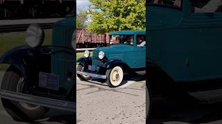 1932 Ford pickup Antique Drive By Engine Sound Old Car Festival Greenfield Village 2024 [upl. by Sirac]