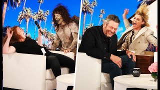 Moments When Ellen Scares Celebrities On The Ellen Show [upl. by Akelam486]