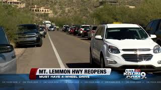 Mt Lemmon Highway reopens with restrictions [upl. by Nnylarat]