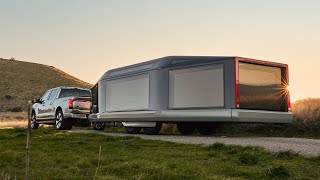 Tesla veterans launch a solarpowered travel trailer  Lightship L1 [upl. by Urba591]