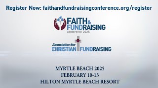 Faith amp Fundraising Myrtle Beach 2025 Announcement [upl. by Ahsilram628]