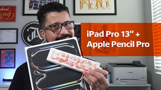 iPad Pro 2024  Apple Pencil Pro First Impressions for Calligraphy [upl. by Mall]