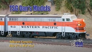 HO Scale DCC Athearn Genesis F7A Dans Models [upl. by Ttej101]