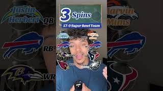 3 Spins for 170 NFL Super Bowl Team 👀🔥 nfl football [upl. by Charissa972]