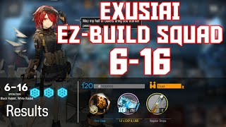 【明日方舟Arknights】616  Exusiai Easy Build Squad  Arknights Strategy [upl. by Retniw]