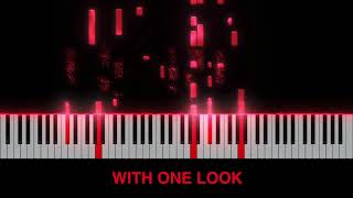 SUNSET BLVD  WITH ONE LOOK  Piano Cover Tutorial [upl. by Hannasus599]