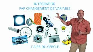 Intégration par changement de variable  laire du cercle [upl. by Saunders]