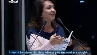 Kátia Abreu defende manutenção dos direitos políticos de Dilma Rousseff [upl. by Aremaj]