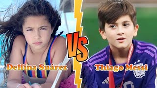 Delfina Suárez VS Thiago Messi Transformation ★ From Baby To 2024 [upl. by Zeb850]