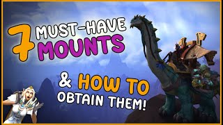 7 Useful Mounts EVERYONE Should Have in WoW amp How To Get Them [upl. by Epillihp]