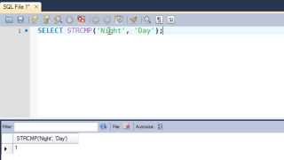 SQL Tutorial  44 REVERSE amp STRCMP Functions [upl. by Lukas]