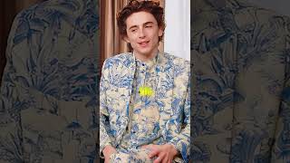 Timothée Chalamets Answer Shocked Everyoneshorts timothéechalamet dune hollywood actor wonka [upl. by Dustman]