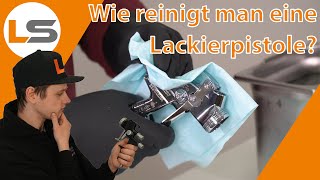 Lackierpistole richtig reinigen  LACKSTORE [upl. by Xavier]