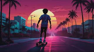 Sunset Ridequot  80s Synthwave Driving Music Experience [upl. by Cooley960]