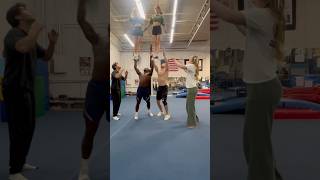 🤔GIVE IT ANOTHER WEEK cheerleading stunt acro gymnast athlete [upl. by Crispen]