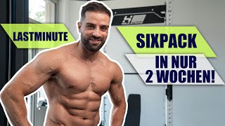 In 2 Wochen zum Sixpack  Trainingsund Ernährungsplan [upl. by Namien]